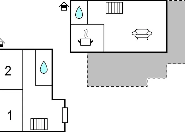 Auf 2 Etagen Бад-Кляйнкірхгайм